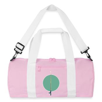 Angel Graphic - Recycled Duffel Bag - pink/white - Front