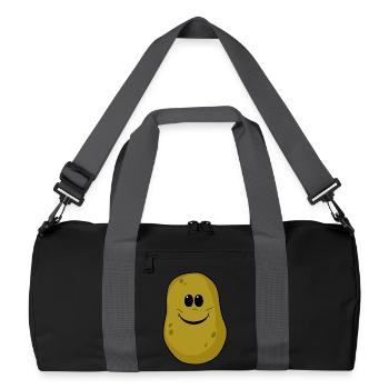 Carpe cuillère Pommes de terre - Sac de sport recyclé - noir/gris graphite - Devant