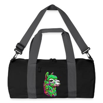 Alpaga - Sac de sport recyclé - noir/gris graphite - Devant