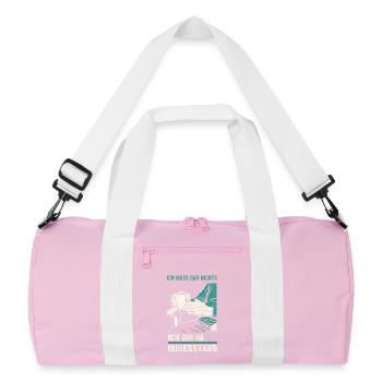 Grand-père Pension 2025 Petit-fils Cadeau Retraite Drôle - Sac de sport recyclé - rose/blanc - Devant