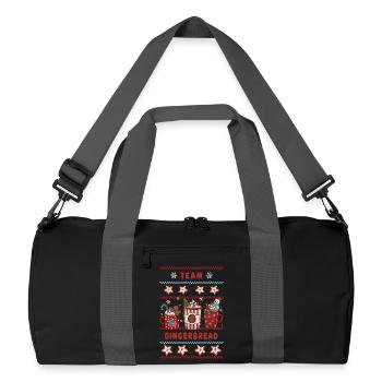 Team Gingerbread - Recycled Duffel Bag - black/graphite grey - Front