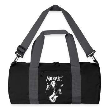 Mozart Rock Guitarist Tee - Recycled Duffel Bag - black/graphite grey - Front