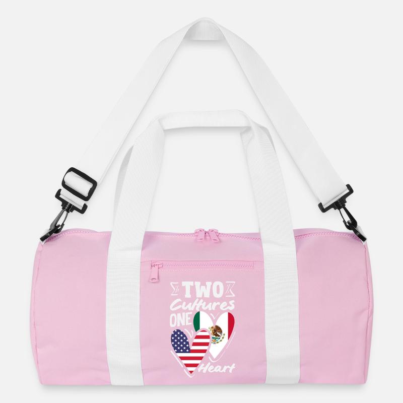 Mexico Pride & Home Mexican Mexico Flag Recycled Duffel Bag
