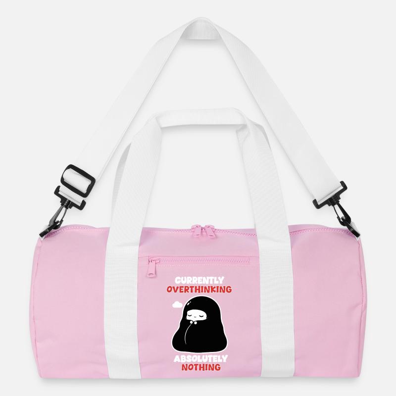 Overthinking Nothing Manga Chibi Humor Recycelte Duffel Bag