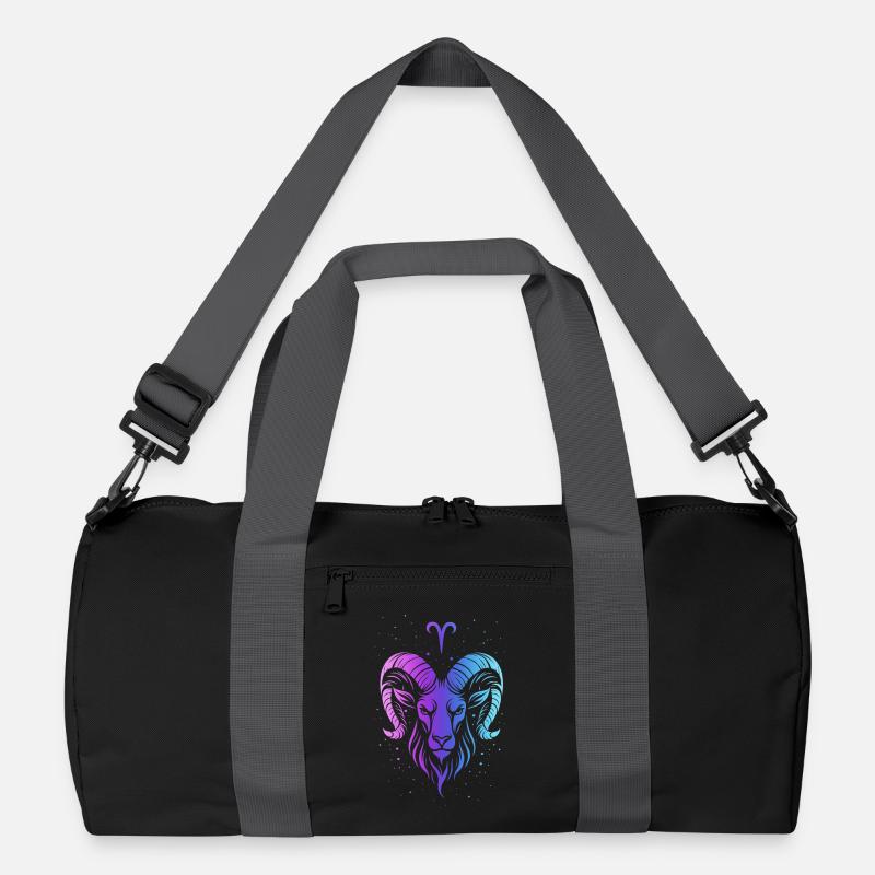 Widder: Neon-Tierkreisgeist Recycelte Duffel Bag