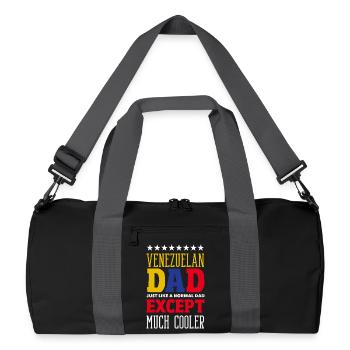 Venezuela Flagge Stolz & Heimat Venezuela - Recycelte Duffel Bag - Schwarz/Graphitgrau - Vorne