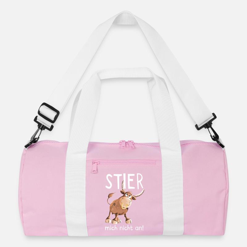 Stier mich nicht an - Bulle - Kuh - Comic Recycelte Duffel Bag
