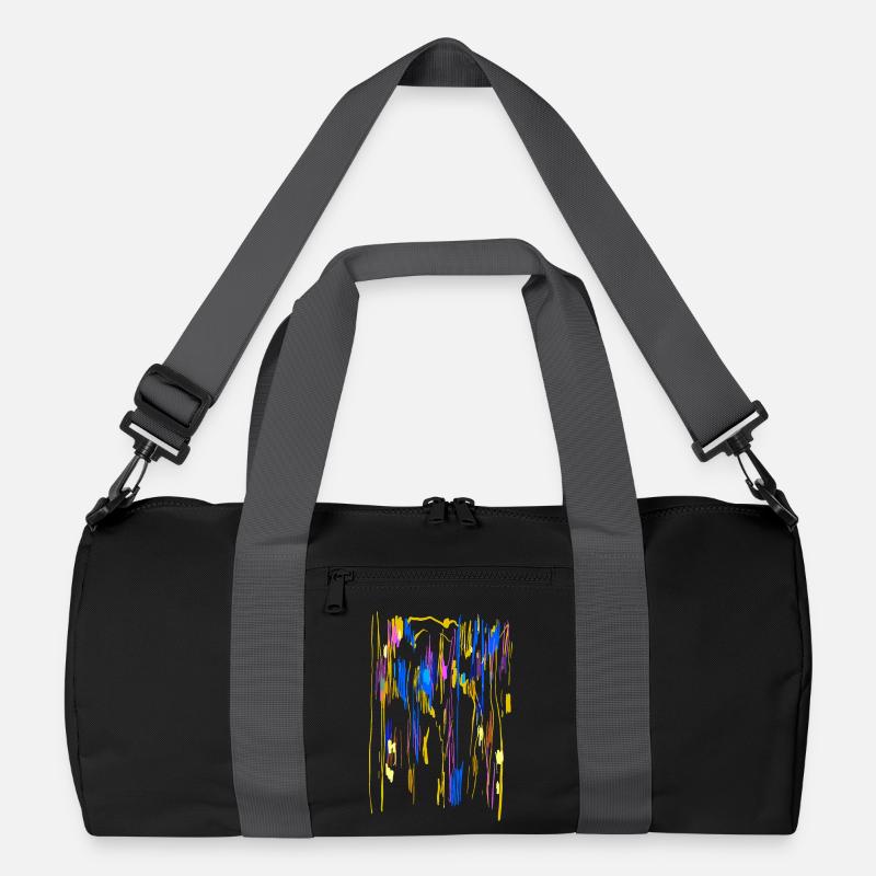 Farben Kunst - Hintergrund Abstrakt Recycelte Duffel Bag
