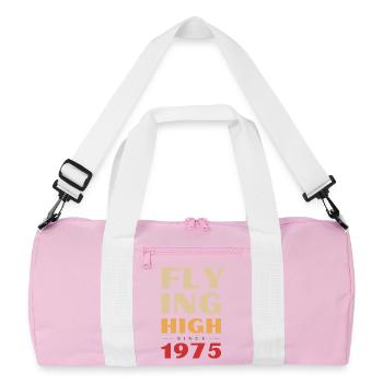 Flying high since 1975 - Recycled Duffel Bag - pink/white - Front