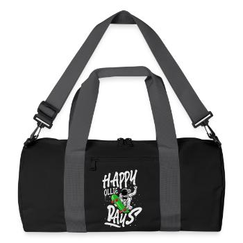 Skateboard Skate Skater - Recycled Duffel Bag - black/graphite grey - Front
