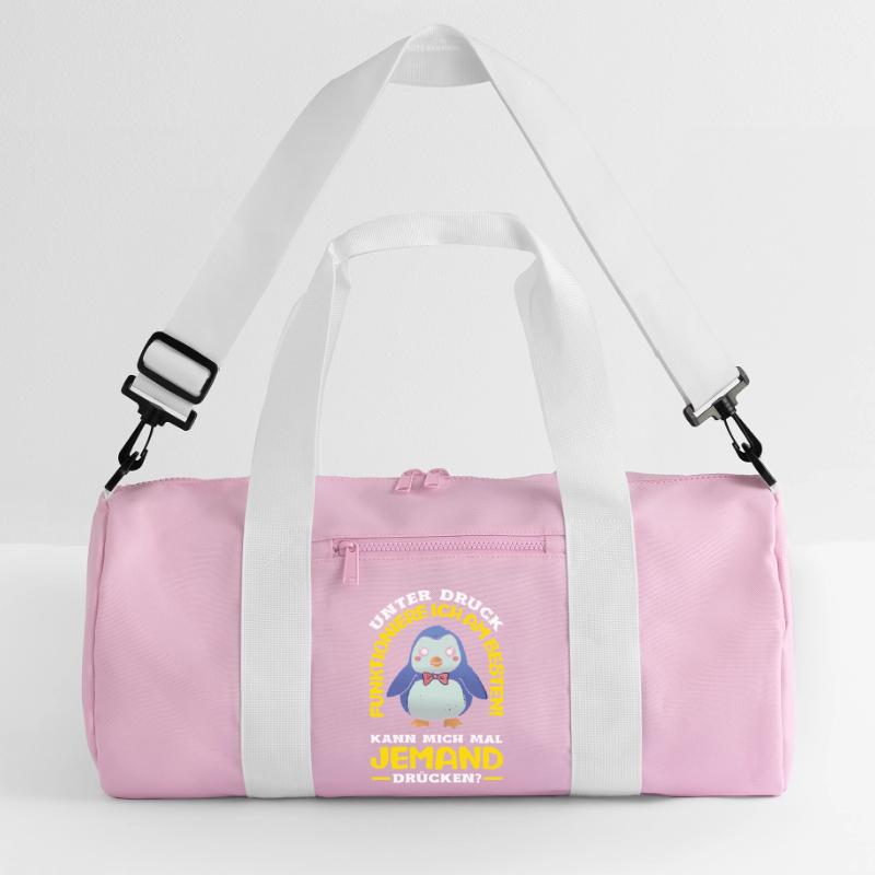 I function best under pressure Recycled Duffel Bag