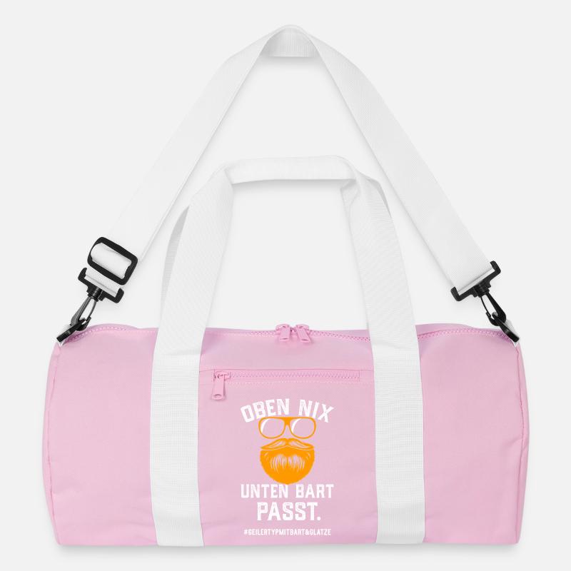 Geiler Typ Mit Bart Und Glatze Bartträger Vollbart Recycelte Duffel Bag