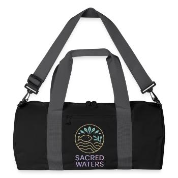 Sacred Waters (Heilige Wasser) - Recycled Duffel Bag - black/graphite grey - Front