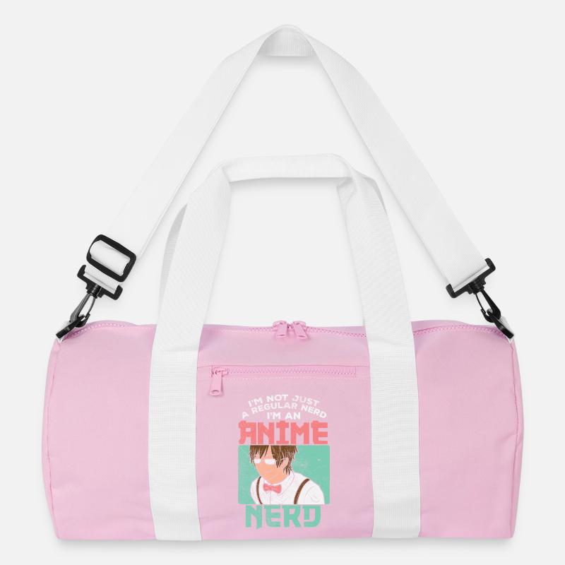 Anime Nerd Not Regular Nerd Funny Quote Graphic Recycelte Duffel Bag