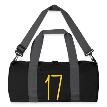 17 - Recycled Duffel Bag - black/graphite grey - Front