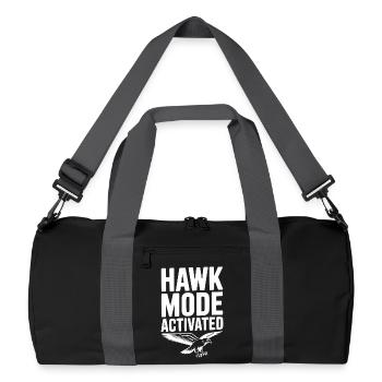 Hawk Mode Activated - Recycled Duffel Bag - black/graphite grey - Front