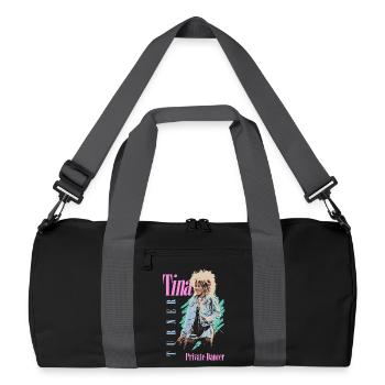 Tina Turner Private Dancer Design - Recycled Duffel Bag - black/graphite grey - Front