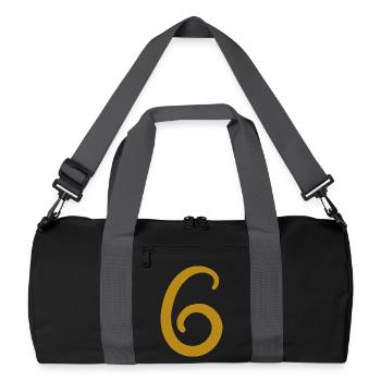 6 - Recycled Duffel Bag - black/graphite grey - Front