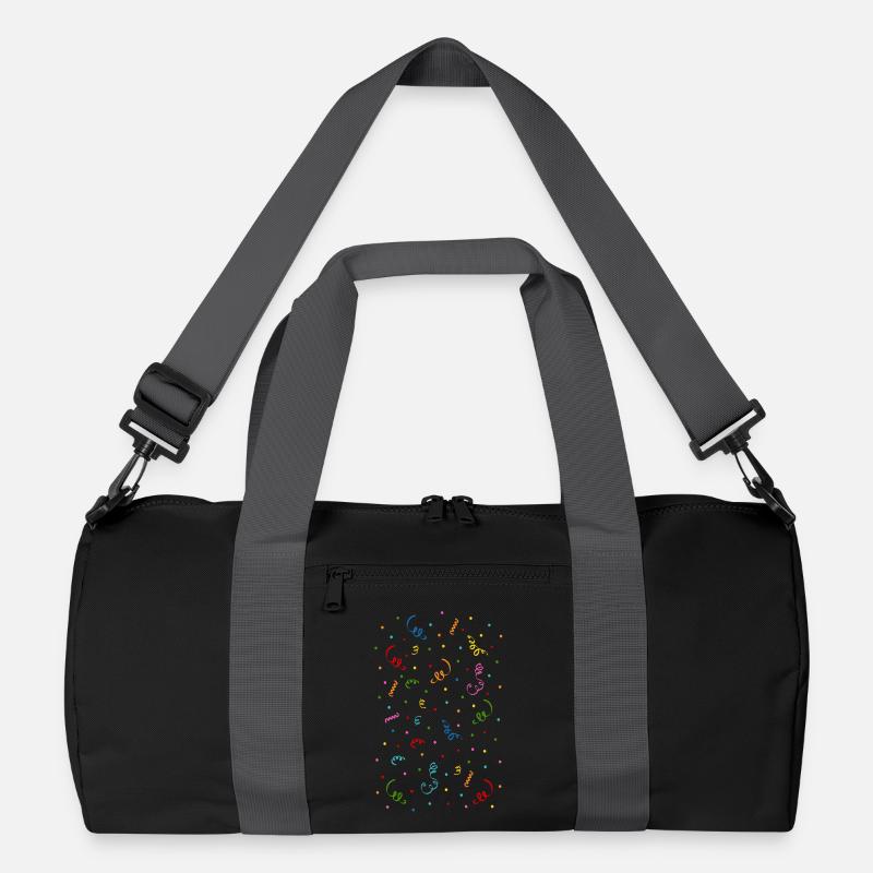 Konfetti Luftschlangen  Recycelte Duffel Bag