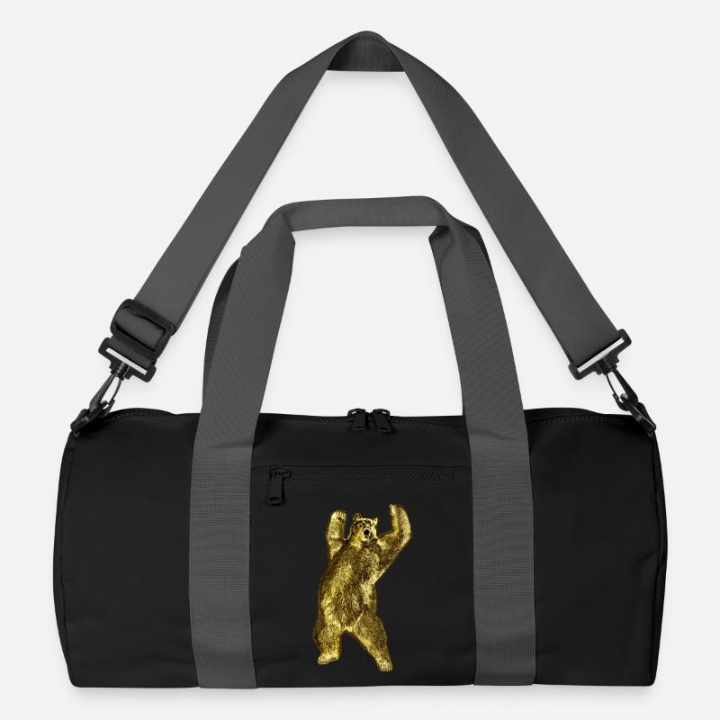 Powerful bear appearance Recycled Duffel Bag