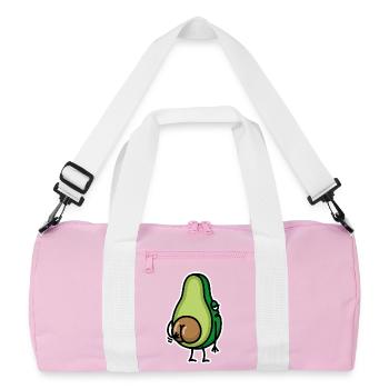 Marrant Avocat bout se gratter le cul idée cadeau - Sac de sport recyclé - rose/blanc - Devant