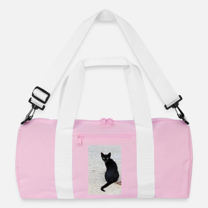 Cat black Recycled Duffel Bag