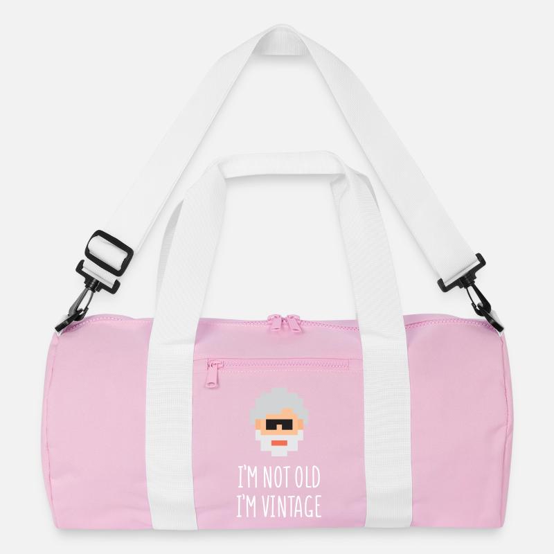 I'm Not Old I'm Vintage Recycled Duffel Bag