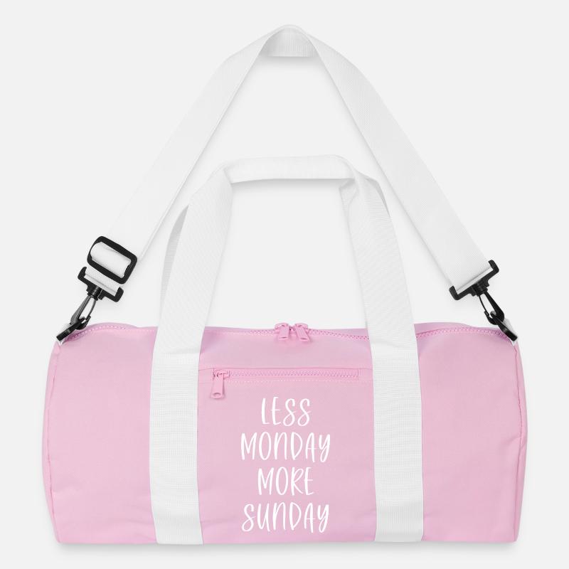 Less Monday More Sunday Recycelte Duffel Bag