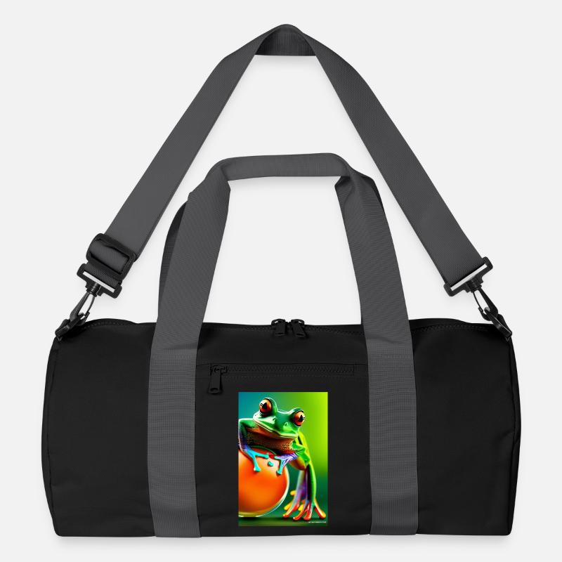 Bunter Frosch Recycelte Duffel Bag