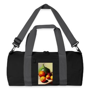 Fruit - Recycled Duffel Bag - black/graphite grey - Front