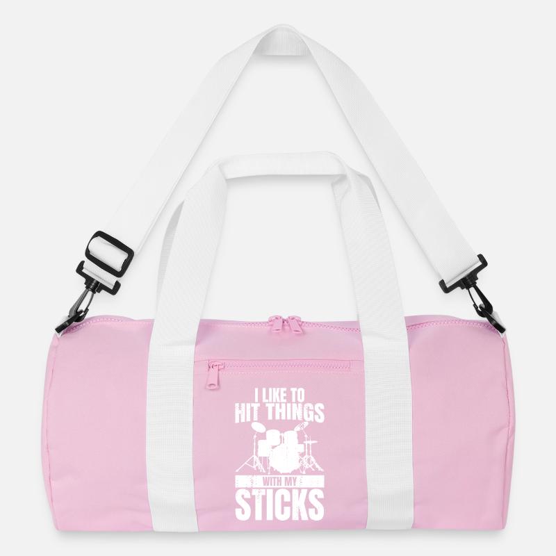 Lustiger Drummer Witz Recycelte Duffel Bag