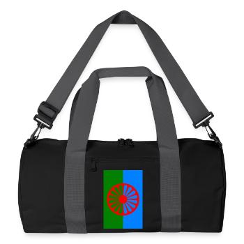 115552801 179234121 Roma flag 2 - Recycled Duffel Bag - black/graphite grey - Front