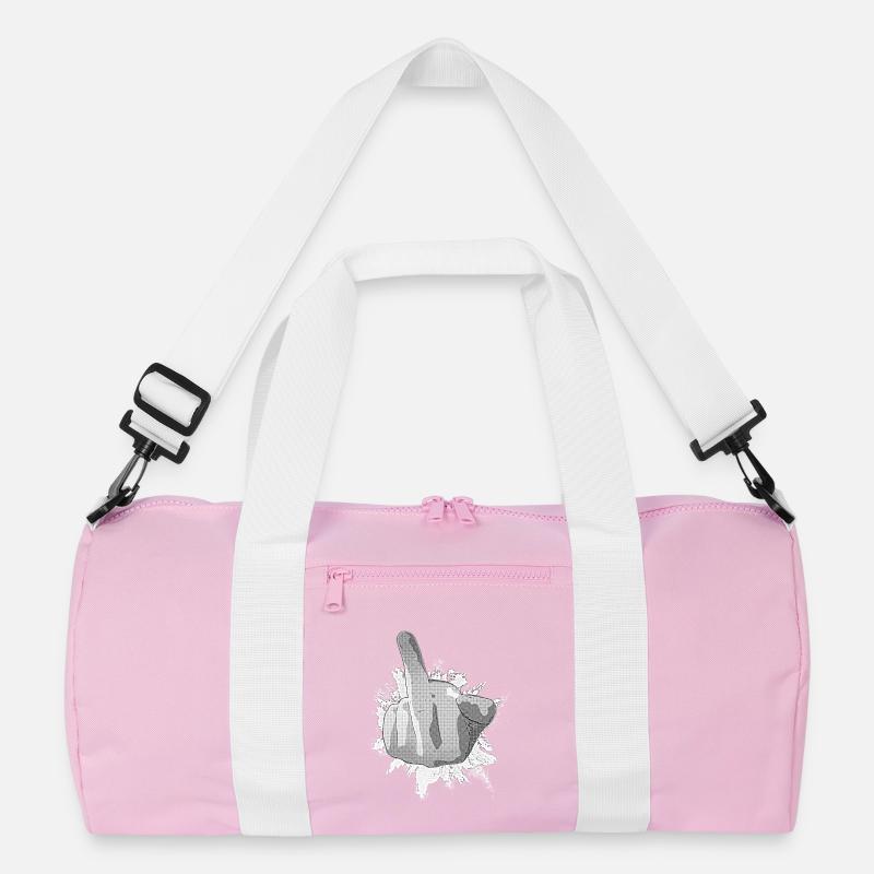 Freches Handzeichen Graffiti Druck Recycelte Duffel Bag