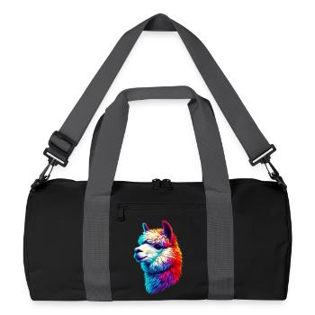 Alpaga - Sac de sport recyclé - noir/gris graphite - Devant