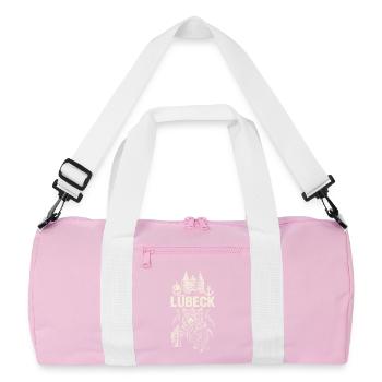 Lübeck Street Vibes - Sac de sport recyclé - rose/blanc - Devant