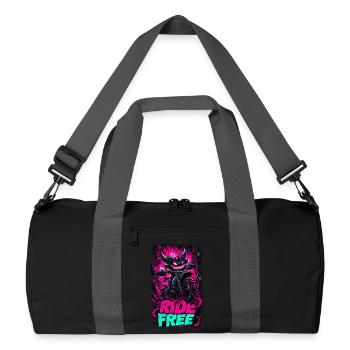 Demon Ride - Recycled Duffel Bag - black/graphite grey - Front