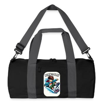 Kicker Kid - Sac de sport recyclé - noir/gris graphite - Devant