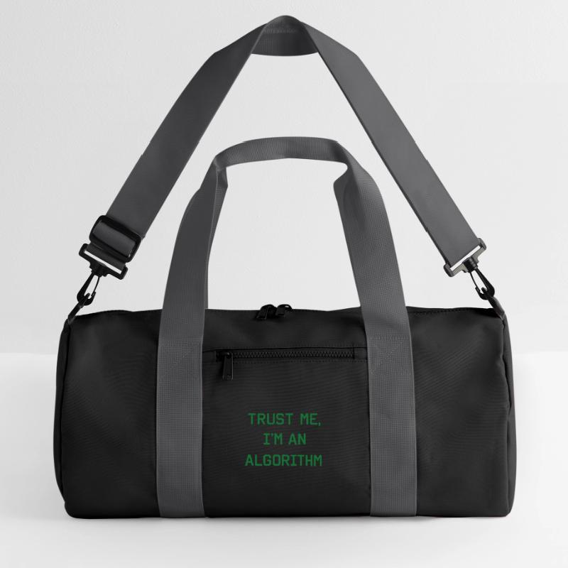 Trust me, I’m an Algorithm – Nerd & Programmierer  Recycelte Duffel Bag