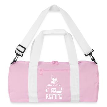 Des joueurs de hockey en confiance - Sac de sport recyclé - rose/blanc - Devant