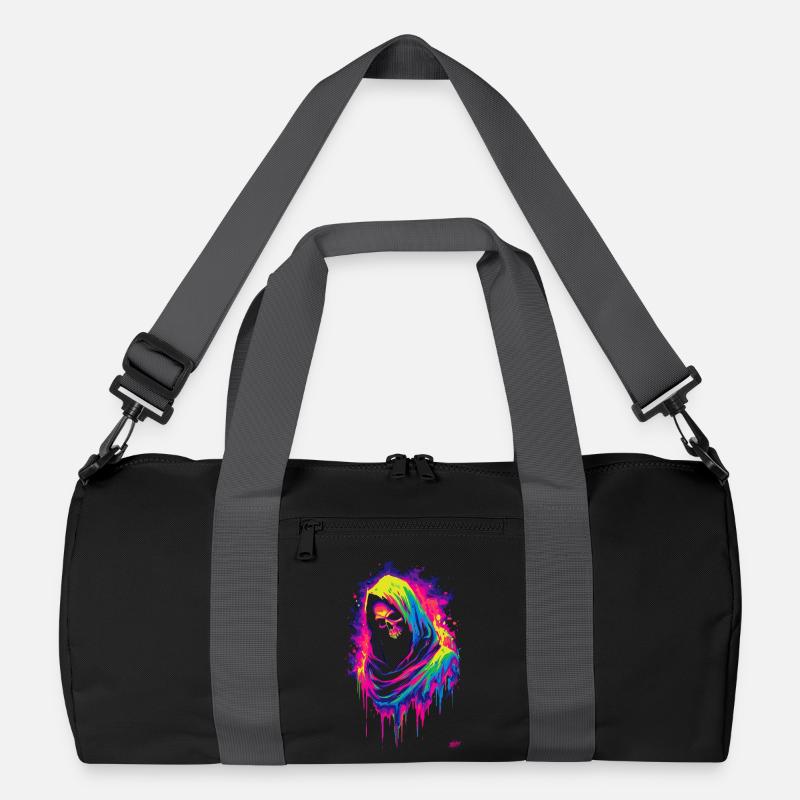 Neon Grim Reaper Recycelte Duffel Bag