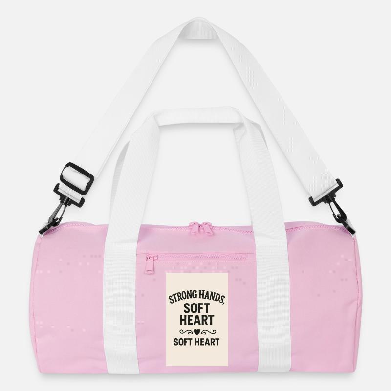 Strong Hands Soft Heart Recycled Duffel Bag