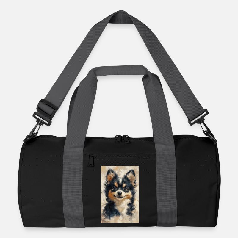 Illustration eines Hundes Recycelte Duffel Bag