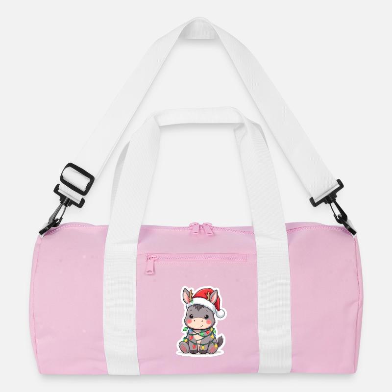 Esel Elfe Xmas Weihnachtsgeschen Recycelte Duffel Bag