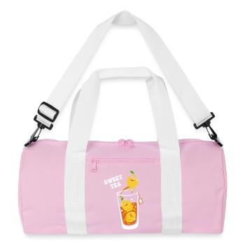 Chai Tee Sweet Tea - Recycled Duffel Bag - pink/white - Front