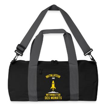 Installer Employee of the Month Installers - Recycled Duffel Bag - black/graphite grey - Front