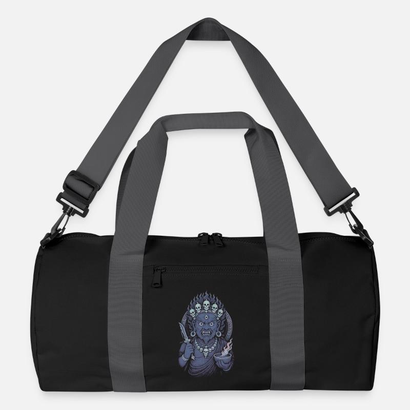 Sri Mahakala - Recycelte Duffel Bag - Schwarz/Graphitgrau