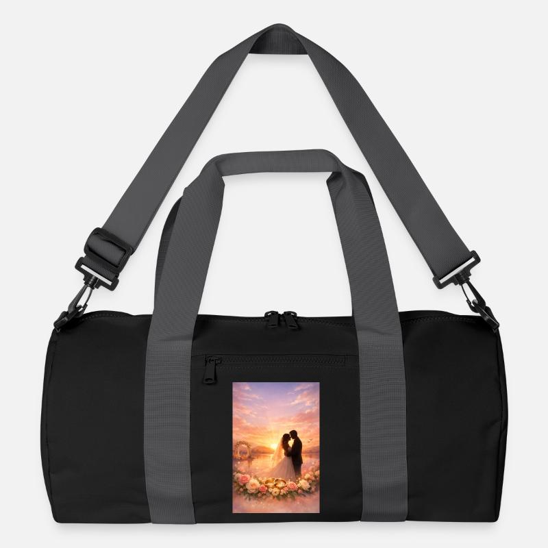 Sunset Wedding Dreams Recycled Duffel Bag