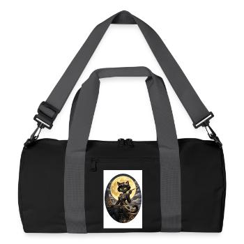 Queen_Kira - Sac de sport recyclé - noir/gris graphite - Devant
