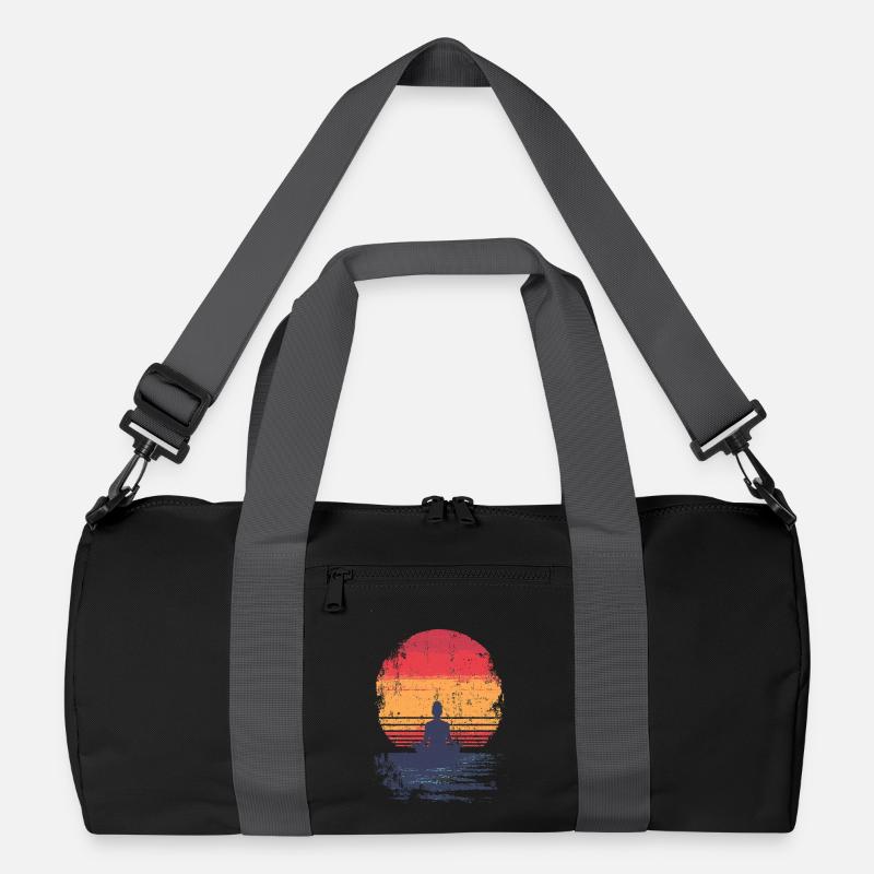 Sonnenuntergang Meditation Recycelte Duffel Bag