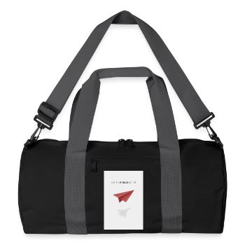 Use Your Imagination - Recycled Duffel Bag - black/graphite grey - Front